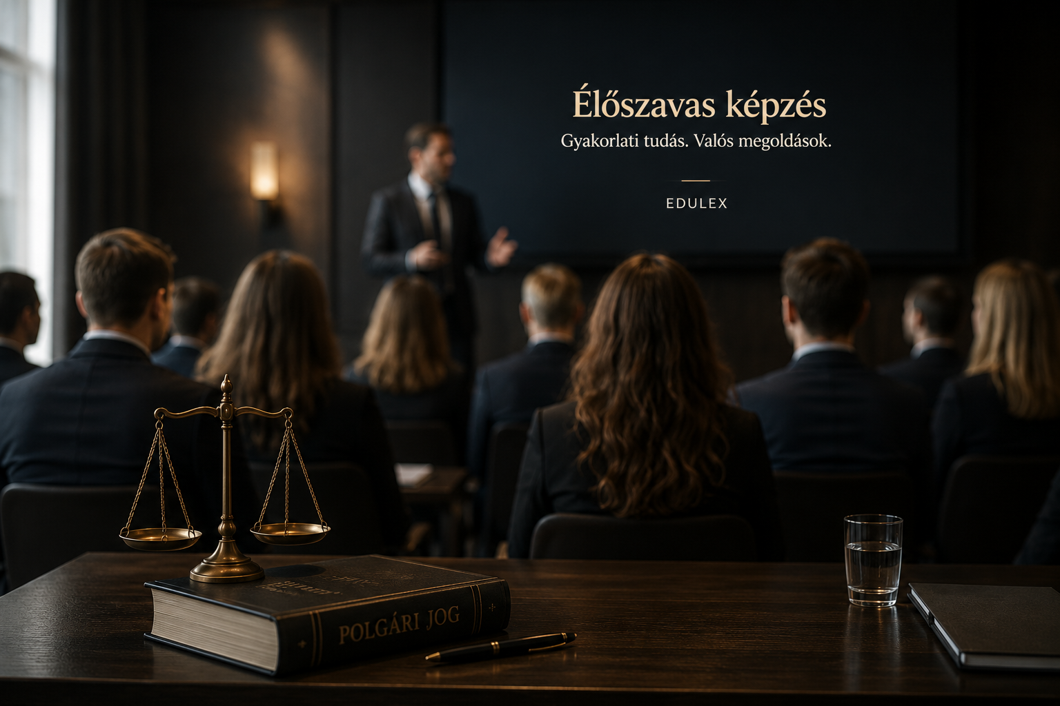 Új élőszavas jogi képzés, nincs variáció